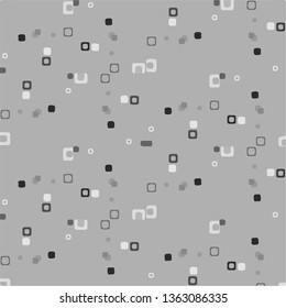 Abstract vector monochrome background. Halftone illustration pattern