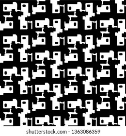 Abstract vector monochrome background. Halftone illustration pattern
