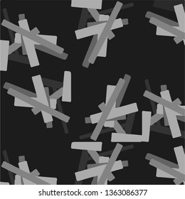 Abstract vector monochrome background. Halftone illustration pattern