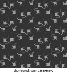 Abstract vector monochrome background. Halftone illustration pattern