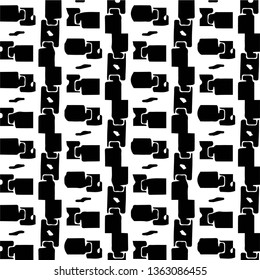 Abstract vector monochrome background. Halftone illustration pattern