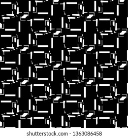 Abstract vector monochrome background. Halftone illustration pattern