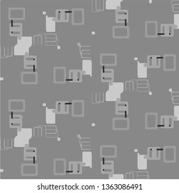 Abstract vector monochrome background. Halftone illustration pattern