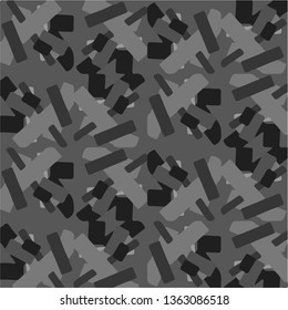 Abstract vector monochrome background. Halftone illustration pattern