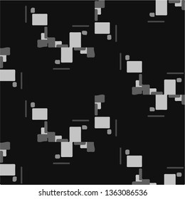 Abstract vector monochrome background. Halftone illustration pattern
