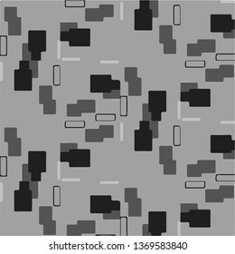 Abstract vector monochrome background. Halftone illustration pattern