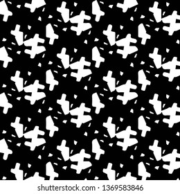 Abstract vector monochrome background. Halftone illustration pattern