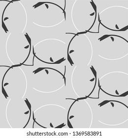 Abstract vector monochrome background. Halftone illustration pattern