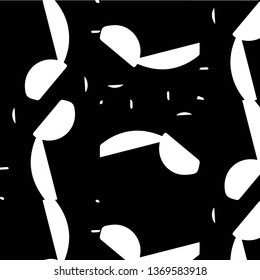 Abstract vector monochrome background. Halftone illustration pattern