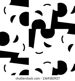 Abstract vector monochrome background. Halftone illustration pattern