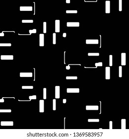 Abstract vector monochrome background. Halftone illustration pattern