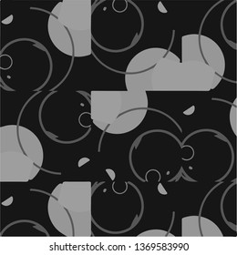 Abstract vector monochrome background. Halftone illustration pattern