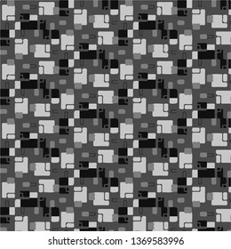 Abstract vector monochrome background. Halftone illustration pattern