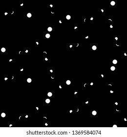 Abstract vector monochrome background. Halftone illustration pattern