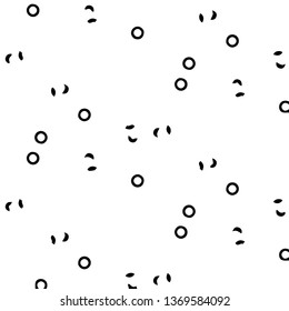 Abstract vector monochrome background. Halftone illustration pattern