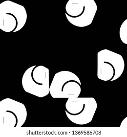 Abstract vector monochrome background. Halftone illustration pattern