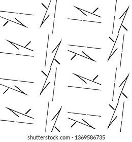 Abstract vector monochrome background. Halftone illustration pattern