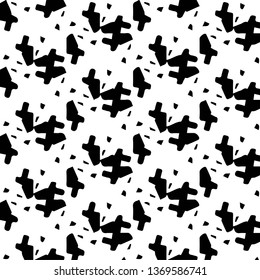 Abstract vector monochrome background. Halftone illustration pattern