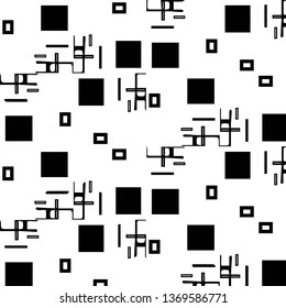 Abstract vector monochrome background. Halftone illustration pattern