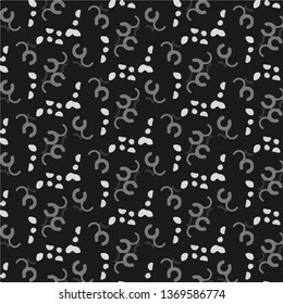 Abstract vector monochrome background. Halftone illustration pattern