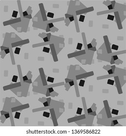 Abstract vector monochrome background. Halftone illustration pattern