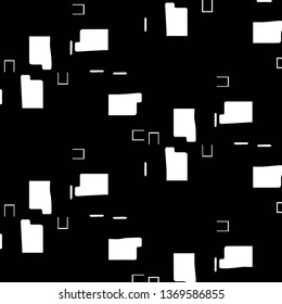Abstract vector monochrome background. Halftone illustration pattern