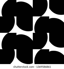 Abstract vector monochrome background. Halftone illustration pattern