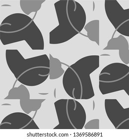 Abstract vector monochrome background. Halftone illustration pattern