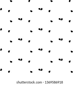 Abstract vector monochrome background. Halftone illustration pattern