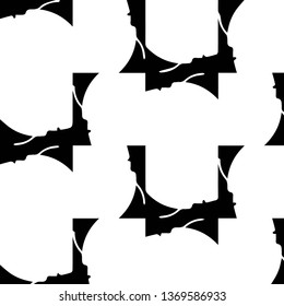 Abstract vector monochrome background. Halftone illustration pattern