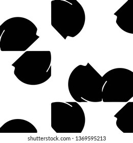 Abstract vector monochrome background. Halftone illustration pattern