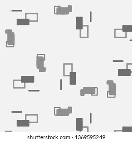 Abstract vector monochrome background. Halftone illustration pattern