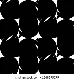 Abstract vector monochrome background. Halftone illustration pattern