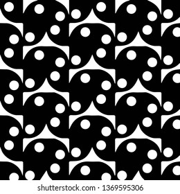 Abstract vector monochrome background. Halftone illustration pattern
