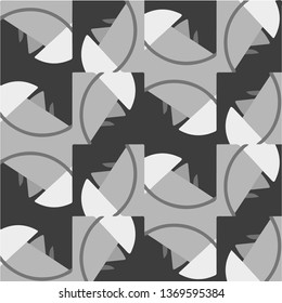 Abstract vector monochrome background. Halftone illustration pattern