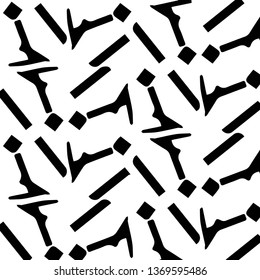 Abstract vector monochrome background. Halftone illustration pattern