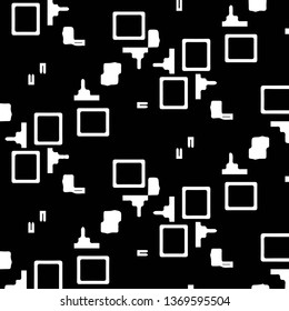 Abstract vector monochrome background. Halftone illustration pattern