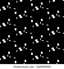 Abstract vector monochrome background. Halftone illustration pattern