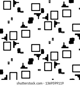 Abstract vector monochrome background. Halftone illustration pattern