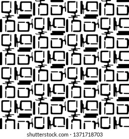 Abstract vector monochrome background. Halftone illustration pattern