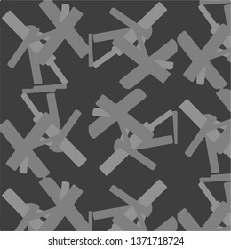 Abstract vector monochrome background. Halftone illustration pattern