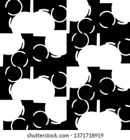 Abstract vector monochrome background. Halftone illustration pattern