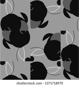 Abstract vector monochrome background. Halftone illustration pattern