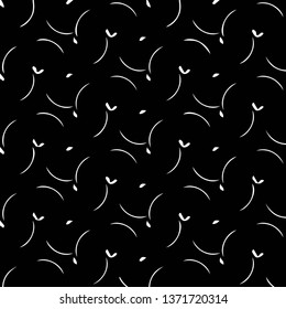 Abstract vector monochrome background. Halftone illustration pattern