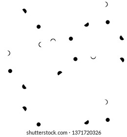 Abstract vector monochrome background. Halftone illustration pattern