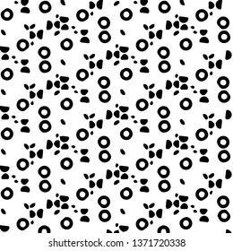 Abstract vector monochrome background. Halftone illustration pattern