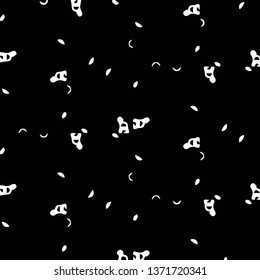 Abstract vector monochrome background. Halftone illustration pattern