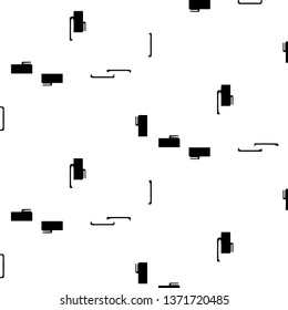 Abstract vector monochrome background. Halftone illustration pattern