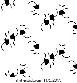 Abstract vector monochrome background. Halftone illustration pattern