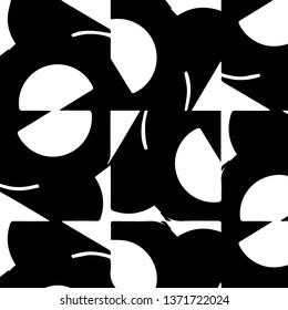 Abstract vector monochrome background. Halftone illustration pattern